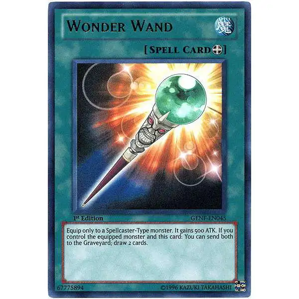Yugioh Wonder Wand GENF-EN045 1st ed  Ultra Rare NM 