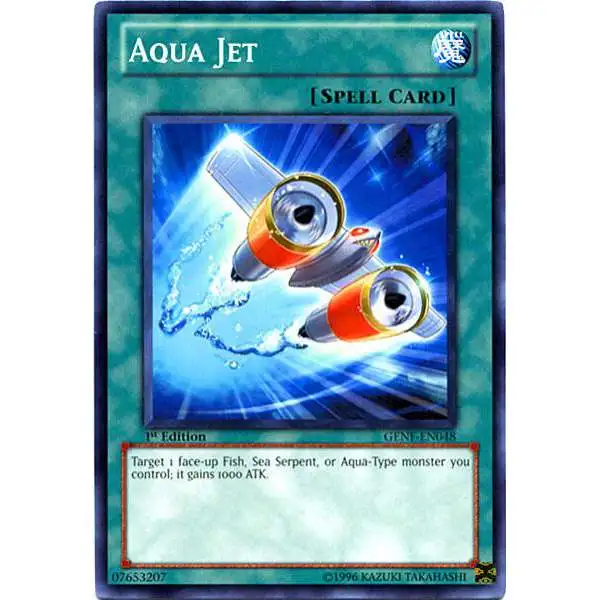 YuGiOh Trading Card Game Generation Force Common Aqua Jet GENF-EN048