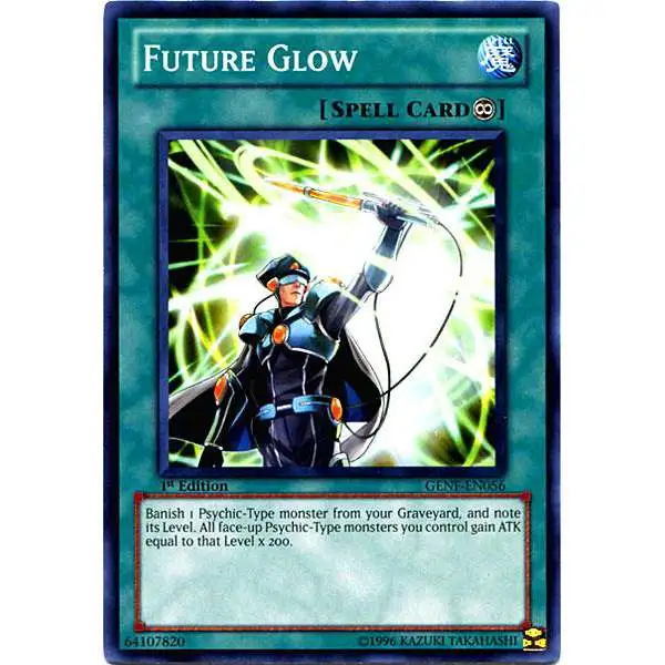 YuGiOh Trading Card Game Generation Force Common Future Glow GENF-EN056
