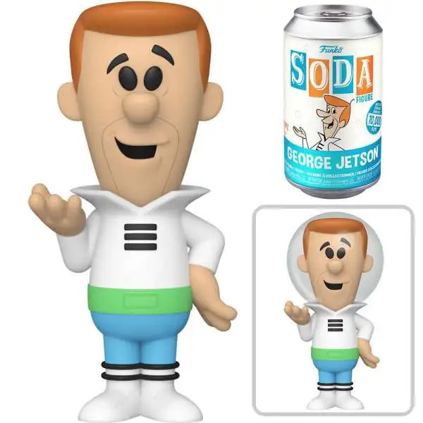 Funko The Jetsons Vinyl Soda George Jetson Limited Edition of 10,000! Figure [1 RANDOM Figure, Look For The Chase!]