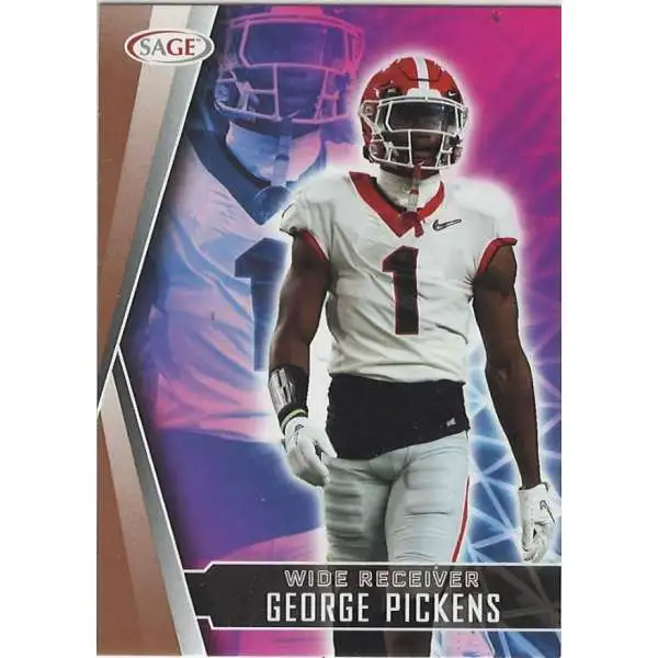 NFL Pittsburgh Steelers 2022 Sage Football Copper Parallel George Pickens #154 [Rookie Card]