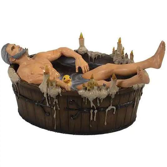 The Witcher 3: Wild Hunt Geralt in the Bath 8-Inch PVC Statue Figure