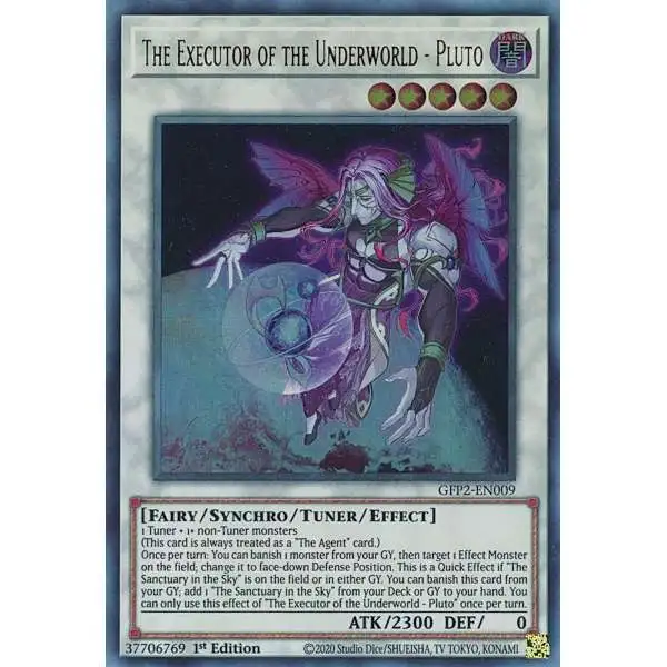 YuGiOh Trading Card Game 2022 Ghosts From The Past 2nd Haunting Ultra Rare The Executor of the Underworld - Pluto GFP2-EN009