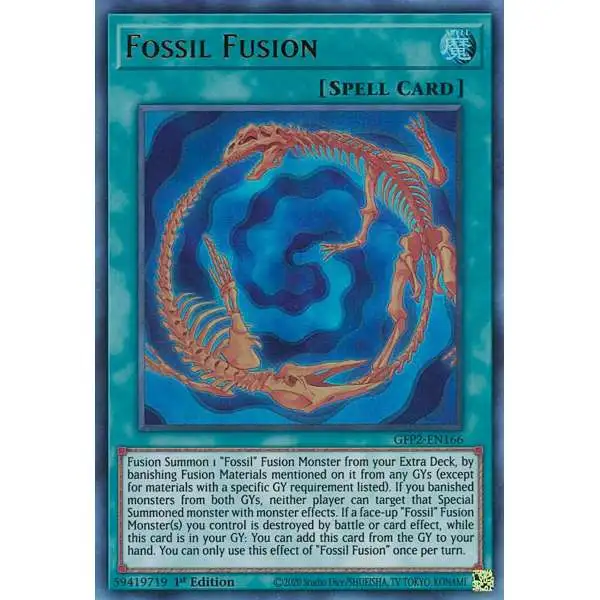 ultra rare yugioh cards for sale Yu-Gi-Oh Fusion Summon 1 Fossil Fusion Monster from your Extra Deck YuGiOh Trading Card Game 2022