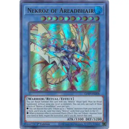 YuGiOh Trading Card Game 2021 Ghosts From The Past Ultra Rare Nekroz of Areadbhair GFTP-EN008