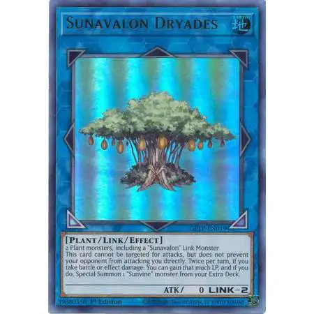 YuGiOh Trading Card Game 2021 Ghosts From The Past Ultra Rare Sunavalon Dryades GFTP-EN019
