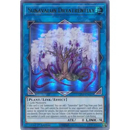 YuGiOh Trading Card Game 2021 Ghosts From The Past Ultra Rare Sunavalon Dryatrentiay GFTP-EN021