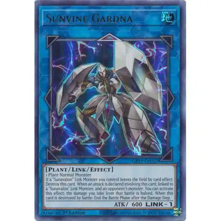 YuGiOh Trading Card Game 2021 Ghosts From The Past Ultra Rare Sunvine Gardna GFTP-EN022