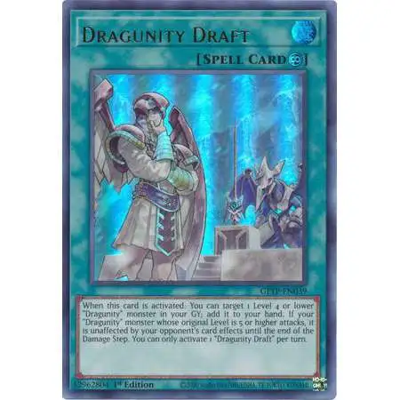 YuGiOh Trading Card Game 2021 Ghosts From The Past Ultra Rare Dragunity Draft GFTP-EN039