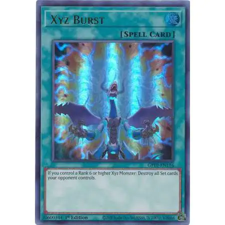 YuGiOh Trading Card Game 2021 Ghosts From The Past Ultra Rare Xyz Burst GFTP-EN116