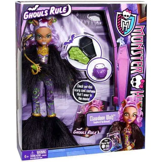 Monster High Ghouls Rule Clawdeen Wolf 10.5-Inch Doll [Damaged Package]