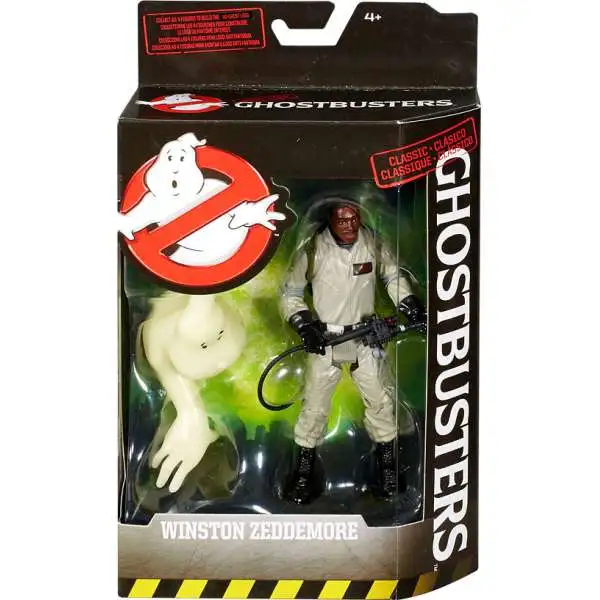 Ghostbusters Classic Winston Zeddemore Action Figure [Build the No-Ghost Logo, Damaged Package]