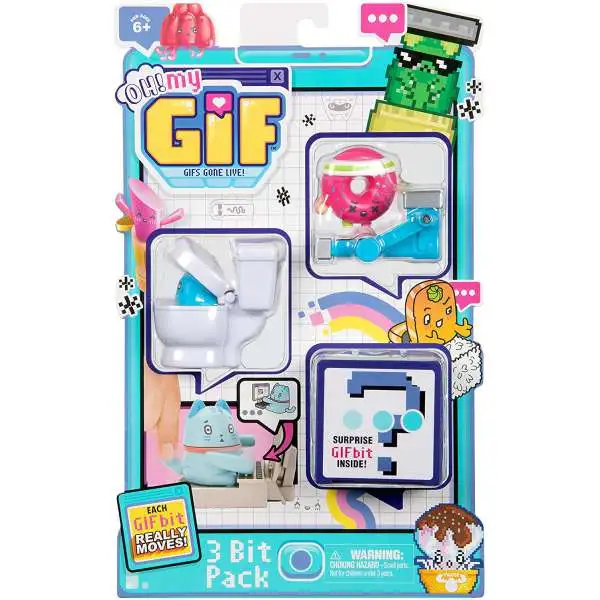 OH! My Gif Season 1 Working Out Doughby GIFbit 3-Pack [Surprise GIFbit Inside!]