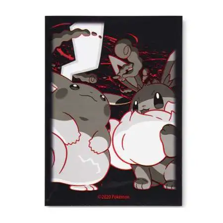 Pokemon Trading Card Game Gigantamax Pikachu & Gigantamax Eevee Exclusive Card Sleeves [65 Count]