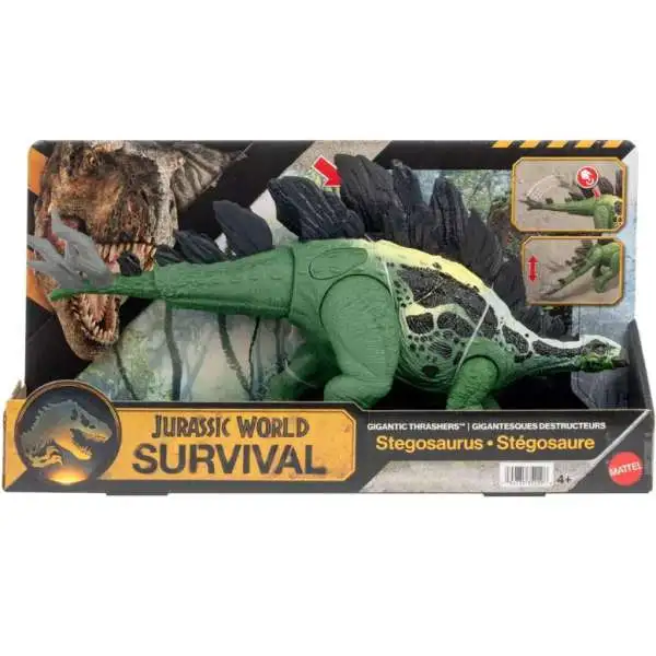 Jurassic World Survival Gigantic Thrashers Stegosaurus Action Figure