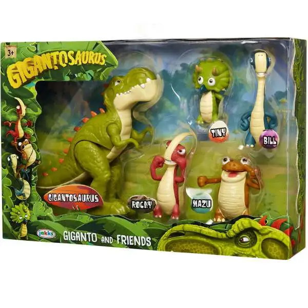 Gigantosaurus Rocky, Bill, Tiny, Mazu & Giganto Mini Figure 5-Pack