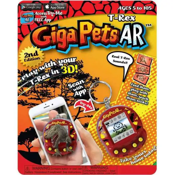 Giga Pets AR T-Rex Virtual Pet Toy [2nd Edition]