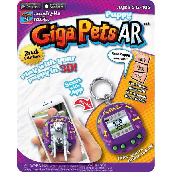 Giga Pets AR Puppy Virtual Pet Toy [2nd Edition]