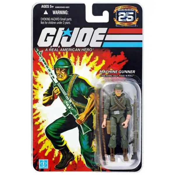 GI Joe 25th Anniversary Wave 6 Sgt. Rock & Roll Action Figure