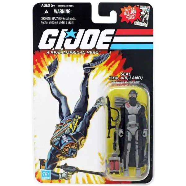 GI Joe Wave 6 Lt. Torpedo SEAL Action Figure [Mask On]