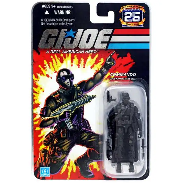 GI Joe 25th Anniversary Wave 5 Snake Eyes Action Figure