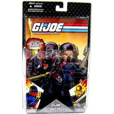 GI Joe 25th Anniversary Wave 5 Comic Pack Destro & Iron Grenadier Action Figure 2-Pack [Black Head Variant]