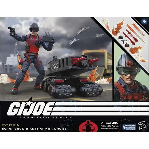 GI Joe Classified Series Scrap-Iron & Anti-Armor Drone Action Figure