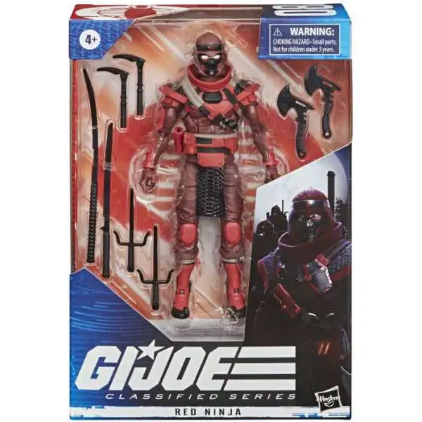 GI Joe Classified Series Wave 2 Red Ninja Action Figure