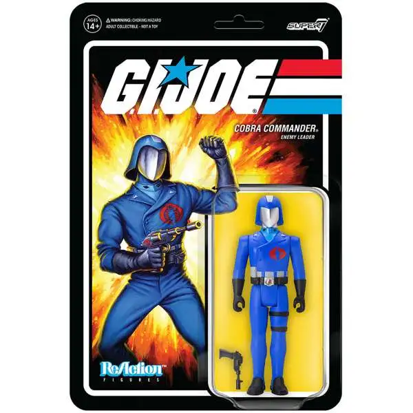 ReAction G.I. Joe Wave 1 Cobra Commander Action Figure