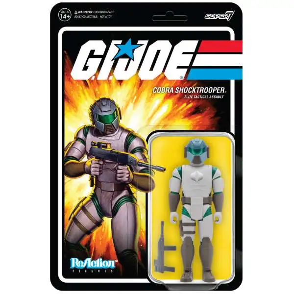 ReAction G.I. Joe Wave 2 Cobra Shocktrooper Action Figure [Rifle B]
