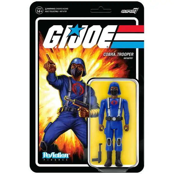 ReAction G.I. Joe Wave 1 Cobra Trooper H-Back Action Figure [Brown]