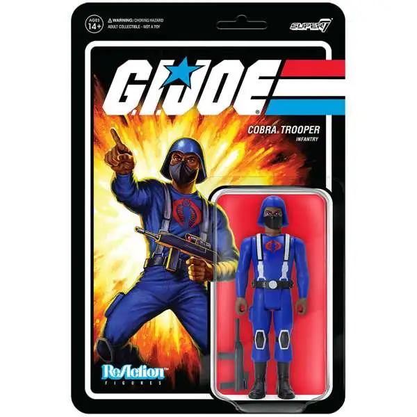 ReAction G.I. Joe Wave 1 Cobra Trooper Y-Back Action Figure [Brown]