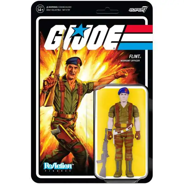 ReAction G.I. Joe Wave 3A Flint Action Figure