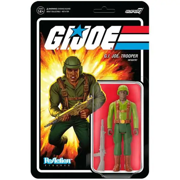 ReAction G.I. Joe Wave 1 Greenshirt Action Figure [Brown]
