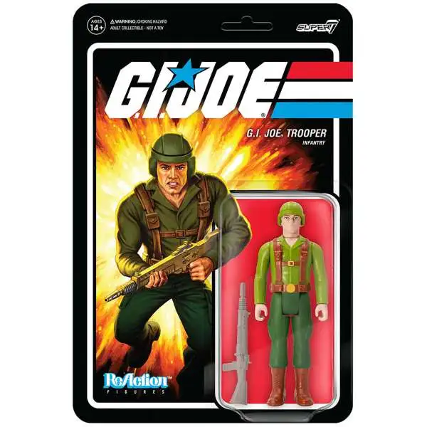 ReAction G.I. Joe Wave 1 Greenshirt Action Figure [Pink]