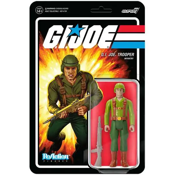 ReAction G.I. Joe Wave 1 Greenshirt Action Figure [Tan]