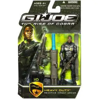 GI Joe The Rise of Cobra Heavy Duty Action Figure [Reactive Impact Armor]