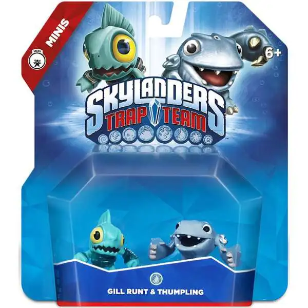 Skylanders Trap Team Minis Gill Runt & Thumpling Figure 2-Pack