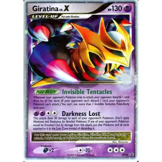 Pokemon Trading Card Game Promo Ultra Rare Giratina LV.X DP38 [Moderately Played]