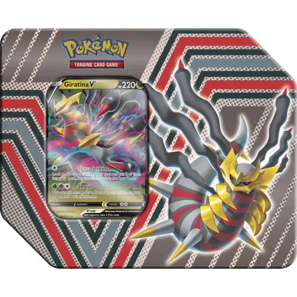 Pokemon Hidden Potential Giratina V Tin Set [5 Booster Packs, Foil Promo Card & More]