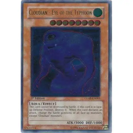 YuGiOh GX Trading Card Game Gladiator's Assault Ultimate Rare Cloudian - Eye of the Typhoon GLAS-EN005