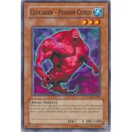 YuGiOh GX Trading Card Game Gladiator's Assault Common Cloudian - Poison Cloud GLAS-EN009
