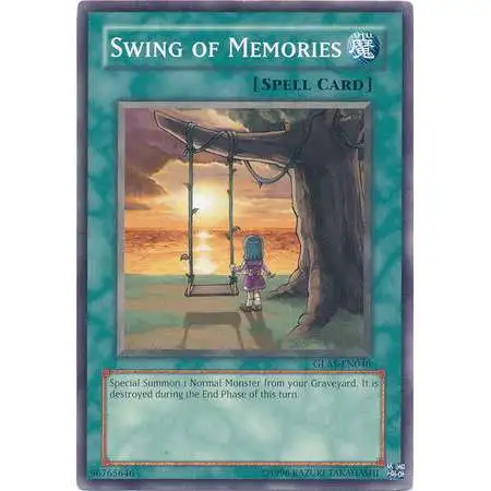 YuGiOh GX Trading Card Game Gladiator's Assault Common Swing of Memories GLAS-EN046
