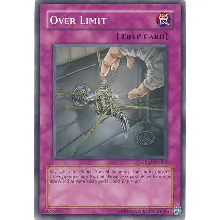 YuGiOh GX Trading Card Game Gladiator's Assault Common Over Limit GLAS-EN063