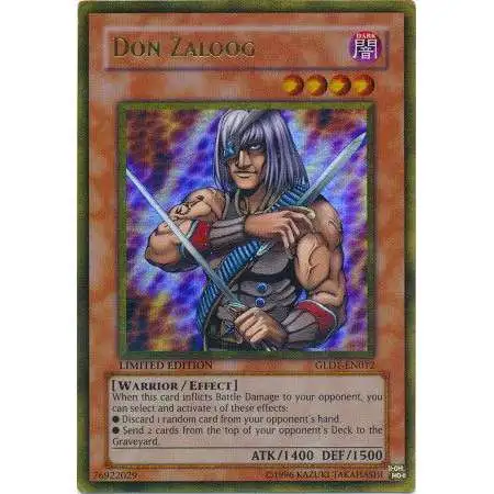 YuGiOh Gold Series 1 2008 Gold Rare Don Zaloog GLD1-EN012