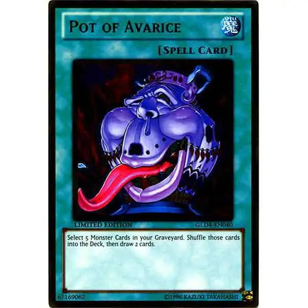 yugioh card pot of avarice Amazon.com: - SR10-EN031 - Common trading card from the Rarity Collection 5 series. Pot of Avarice | Card