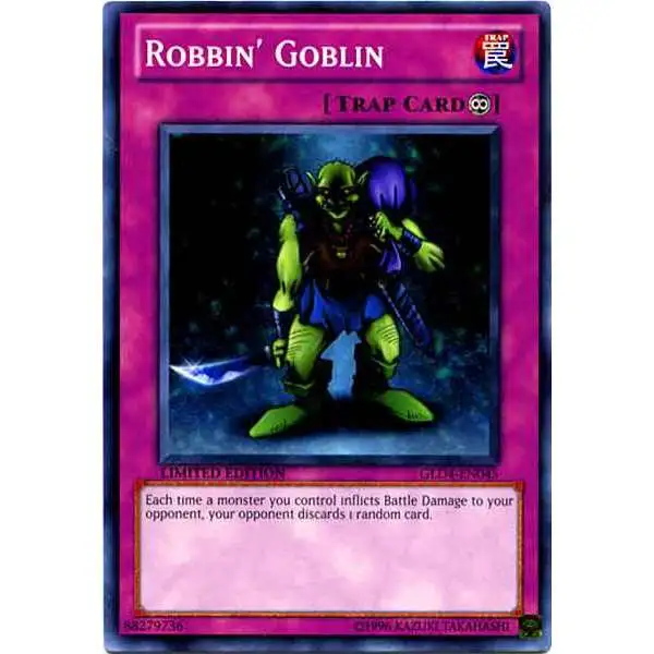 YuGiOh Gold Series 4 2011 Common Robbin' Goblin GLD4-EN045