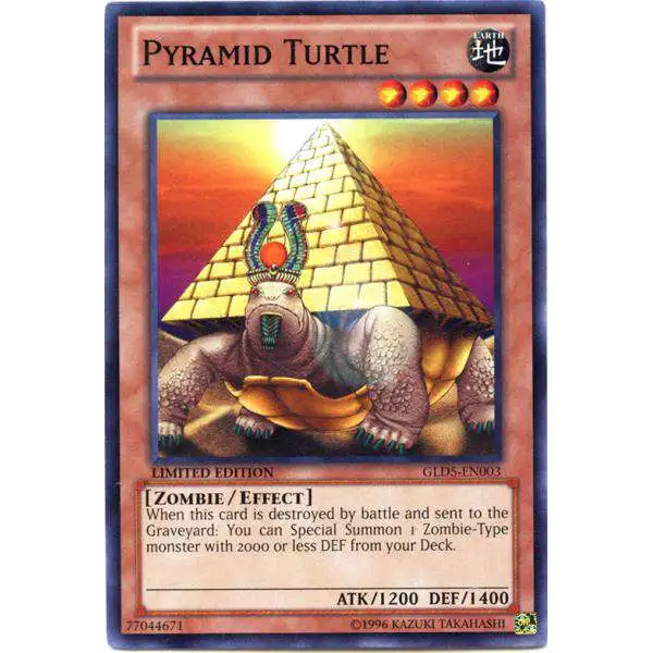YuGiOh Gold Series 5: Haunted Mine Common Pyramid Turtle GLD5-EN003