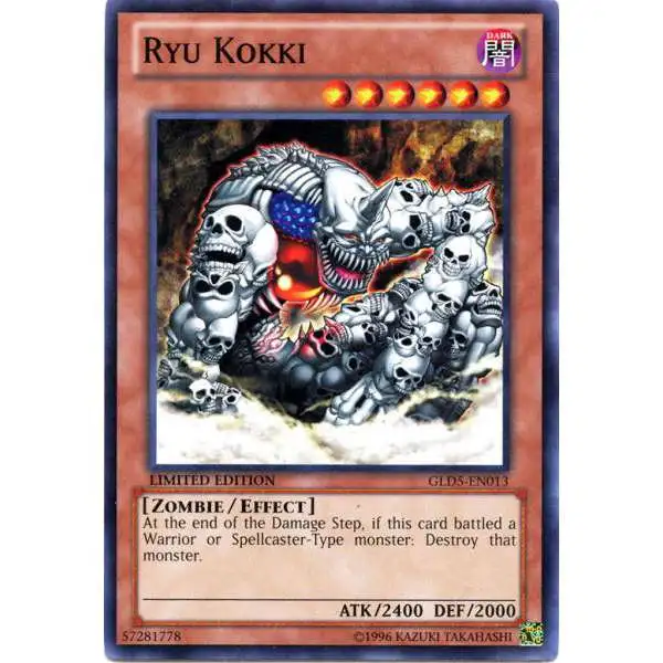 YuGiOh Gold Series 5: Haunted Mine Common Ryu Kokki GLD5-EN013