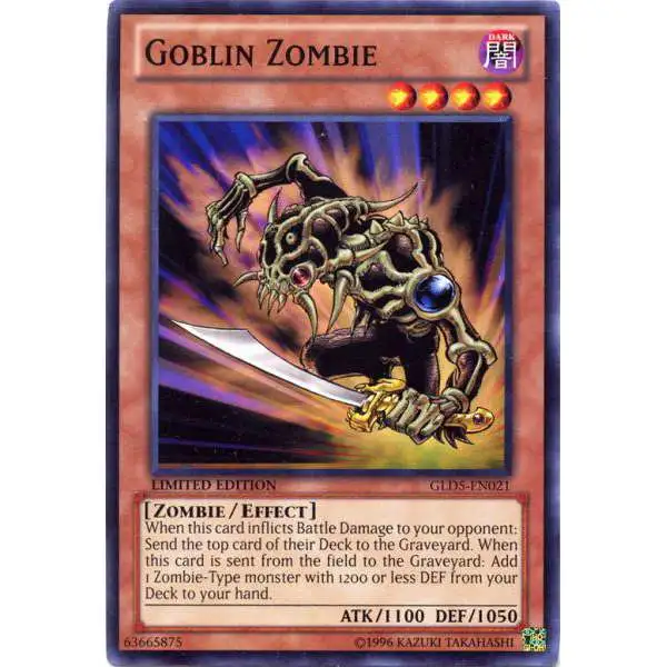 YuGiOh Gold Series 5: Haunted Mine Common Goblin Zombie GLD5-EN021